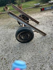 Appoggio x barca fatto artigianalmente