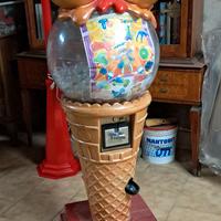 distributore automatico vintage di palline 