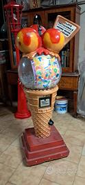distributore automatico vintage di palline 