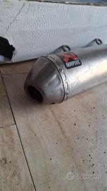 Scarico Akrapovic forcelle 48 4cs