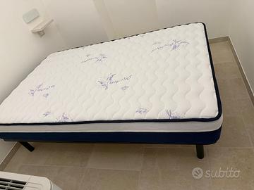 Materasso + rete una piazza 1/2