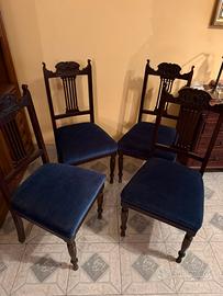 Set 4 sedie stile classico