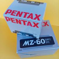 PENTAX MZ60 + PENTAX ZOMM 35/80MM =NUOVA IN BOX