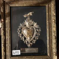 Antico Ex-Voto Guerra mondiale con targhetta