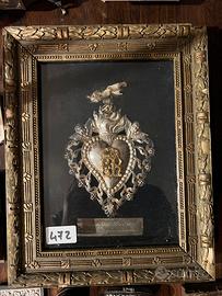 Antico Ex-Voto Guerra mondiale con targhetta