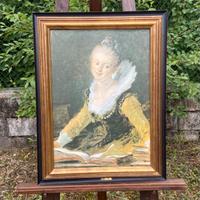 Pittura su tela oleografia di J H FRAGONARD