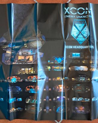 Art Book Ufficiale XCOM Poster e Toppa Originali