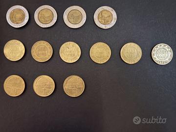 Lotto Monete Repubblica Italiana 200 e 500 Lire