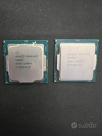Intel Celeron Processori g3930t  e 3900t