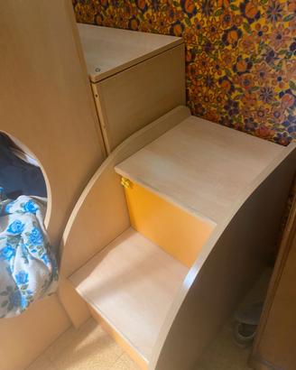  letto a castello in legno