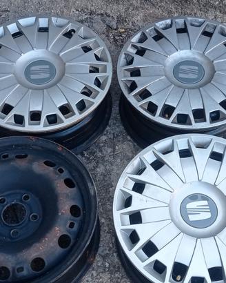 cerchi seat da 15 + fari e specchietto 