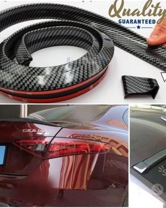 SPOILER Posteriore per Alfa Romeo CARBONIO Adesivo