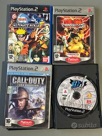 Set 4 ps2 game PAL/ITA tested sly racoon , tekken