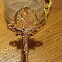 croce bimetallica in acciaio 