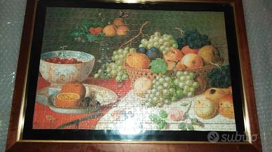 Quadro "Tavola imbandita" - composizione puzzle