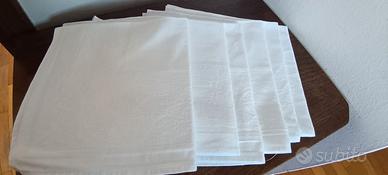 SET 6 tovaglioli Tessuto Damascato