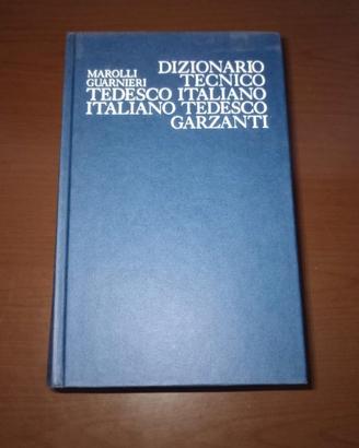 Dizionario tecnico Garzanti  tedesco italiano