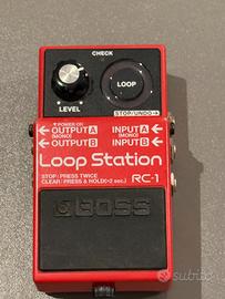 Pedale Boss Loop Station Rc-1