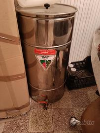 contenitore 100 litri in acciaio 