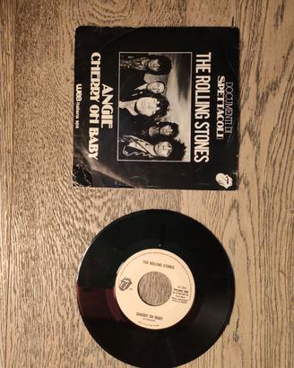 Disco ROLLING STONES PROMO ANGIE Vinile 45 