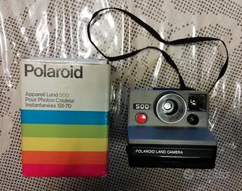 POLAROID LAND 500 SX-70 CON SCATOLA VINTAGE