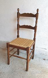 8 sedie in legno, NUOVE, shabby