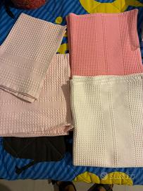 Set 4 asciugamani 100% cotone NUOVI