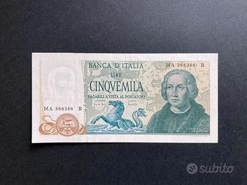 Banconota da 5000 Lire Colombo