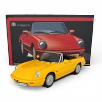 Alfa romeo Spider 1990 Giallo 1/18 Laudoracing