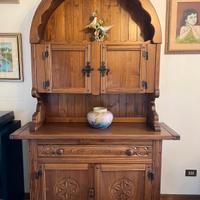 Credenza in stile tirolese legno massello 