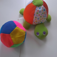 Palla morbida con sonagli e tartaruga con specchio