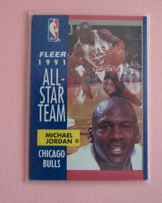 1991 Fleer Michael Jordan Card #211  NBA
