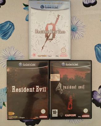 Resident Evil Rebirth, 0 e 4 Nintendo Gamecube