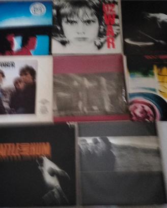 U2 lotto 7 vinili 33 giri made in Italy originali