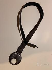 Cinta donna fibbia rotonda