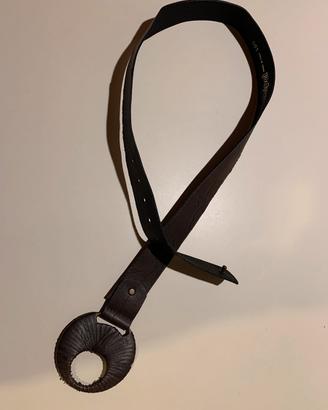 Cinta donna fibbia rotonda