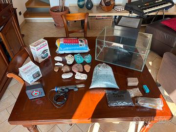Acquario completo con accessori – pronto all’uso