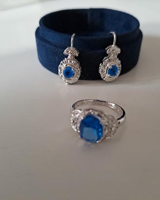 Anello e orecchini in argento 925 NUOVI 