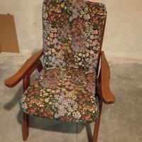 poltrona legno reclinabile 