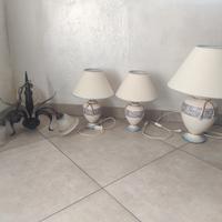 set bajur camera da letto, più lampadario