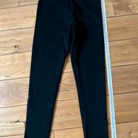 Leggings neri foderati