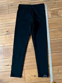 Leggings neri foderati