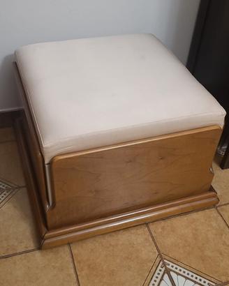 Pouf poggia piedi  anni 70