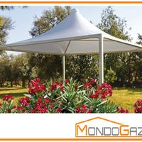 Gazebo Wind 3x5 travi da8x8 con grondaia tettoia
