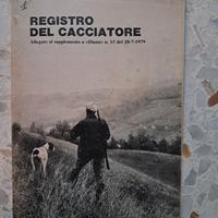 Registro del Cacciatore - Supplemento DIANA 1979