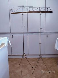 Leggii regolabili e richiudibili a 37 cm
