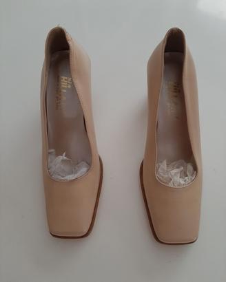 Scarpe décolleté beige n. 37