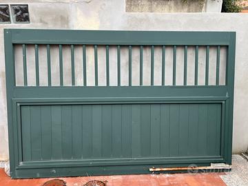 Cancello un anta alluminio