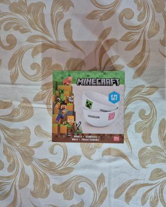 Set 2 Ciotole Minecraft 
