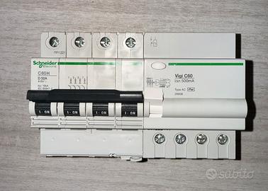 SCHNEIDER C60H D32A 4P+VIGI C60 500mA 26608